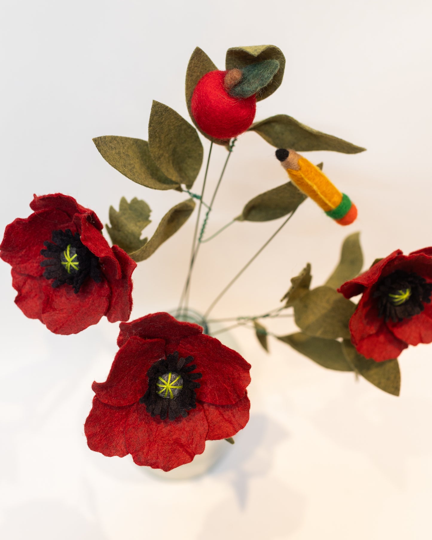 Red Poppy Teacher Bouquet