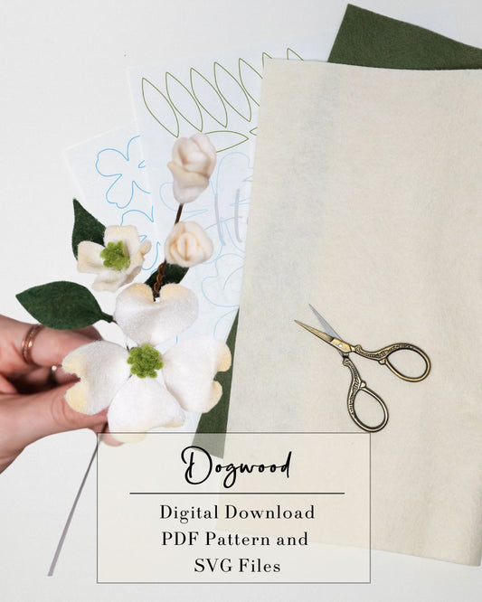 Dogwood PDF and SVG Digital Download