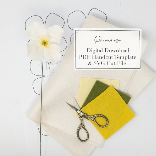 Primrose Digital Download Template and SVG