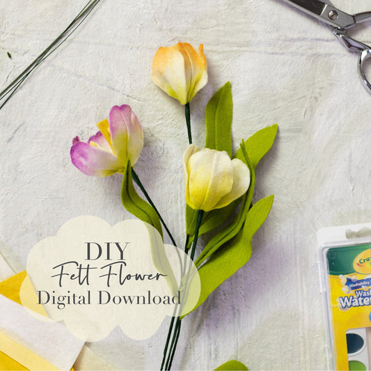 Tulip PDF and SVG Digital Download Kit