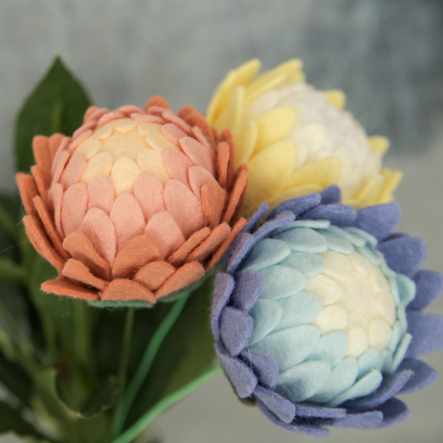 Protea Felt  Flower Stem