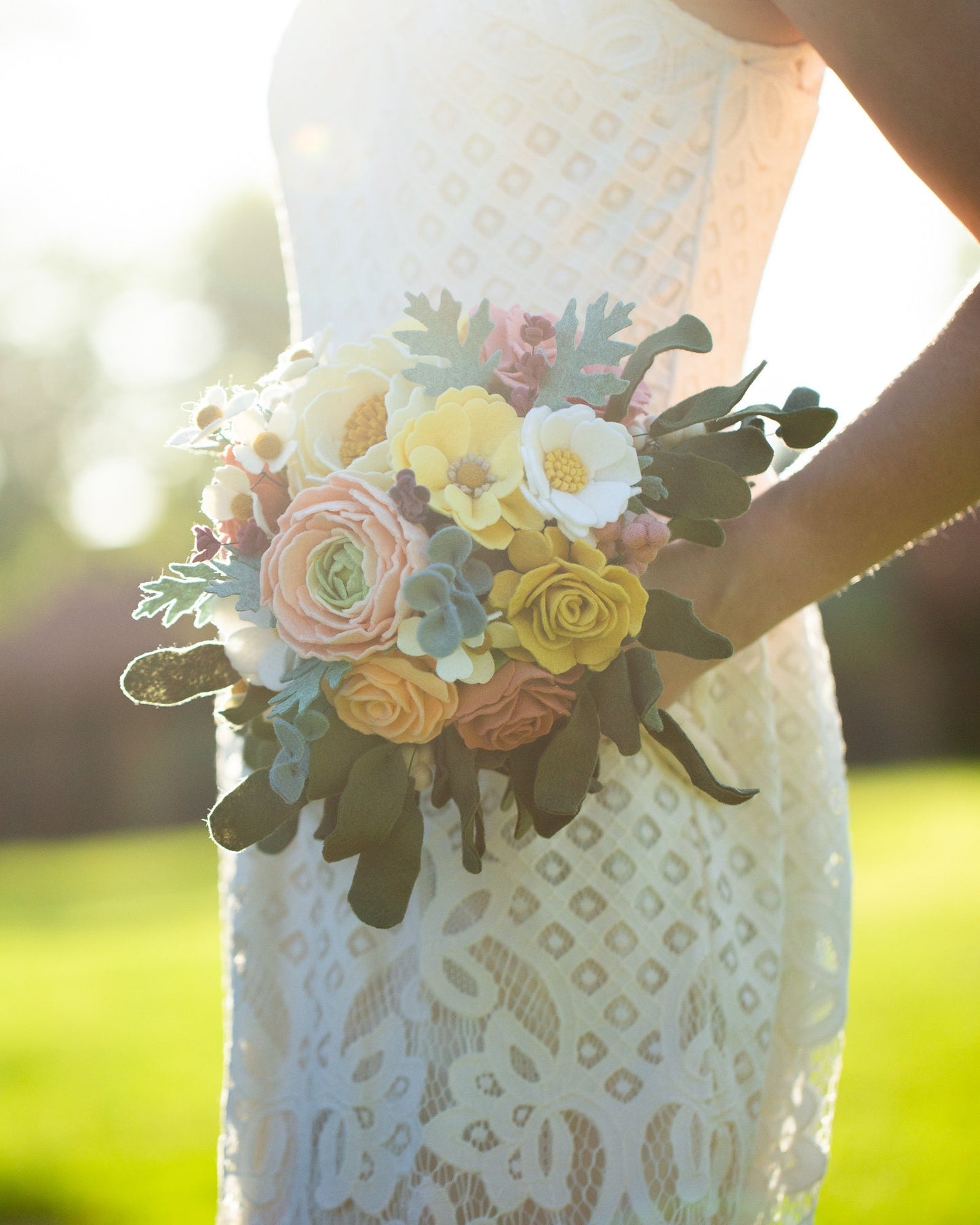 Bridal Bouquet Consultation Felt Flowers