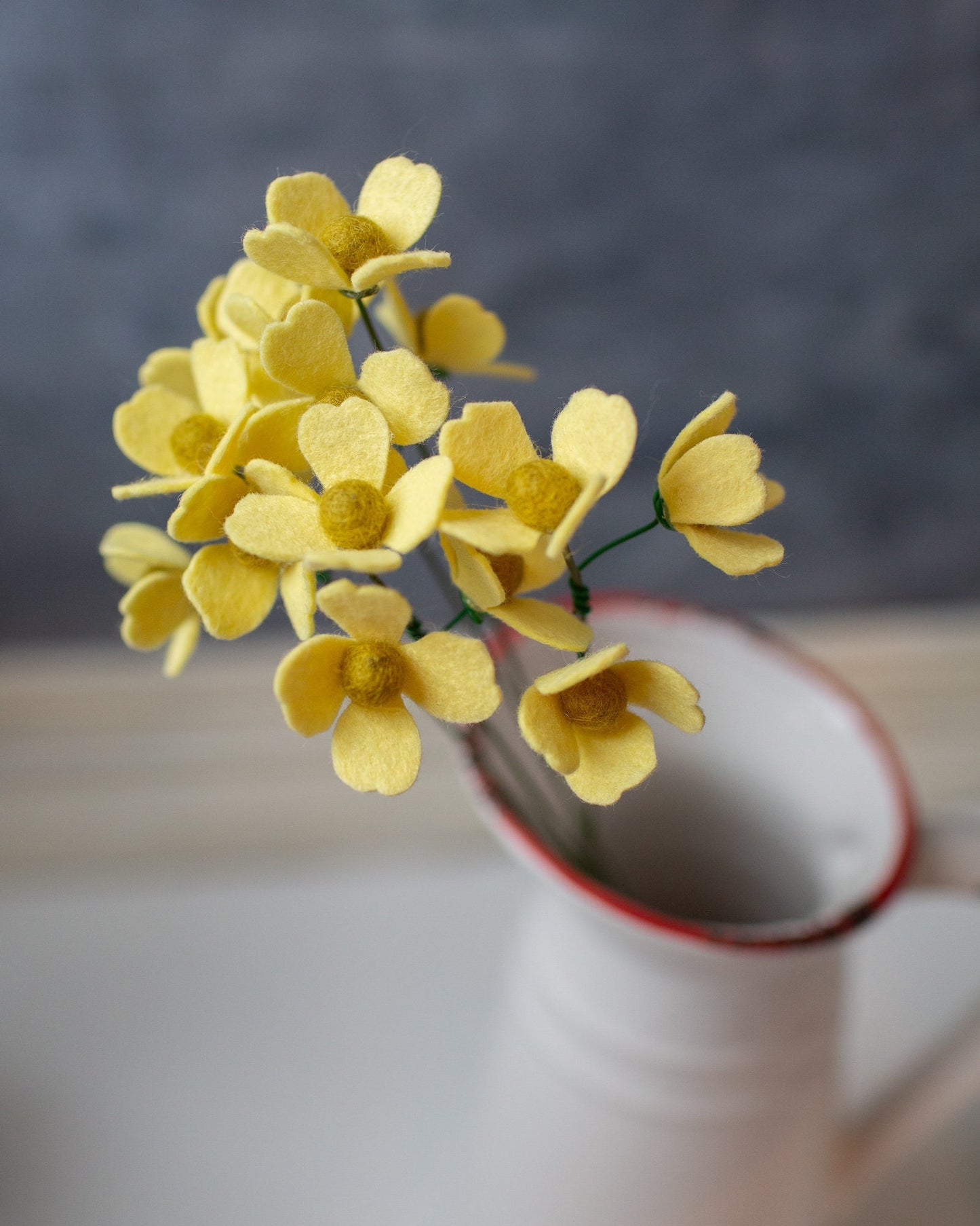 Blossom Felt Flower Stem