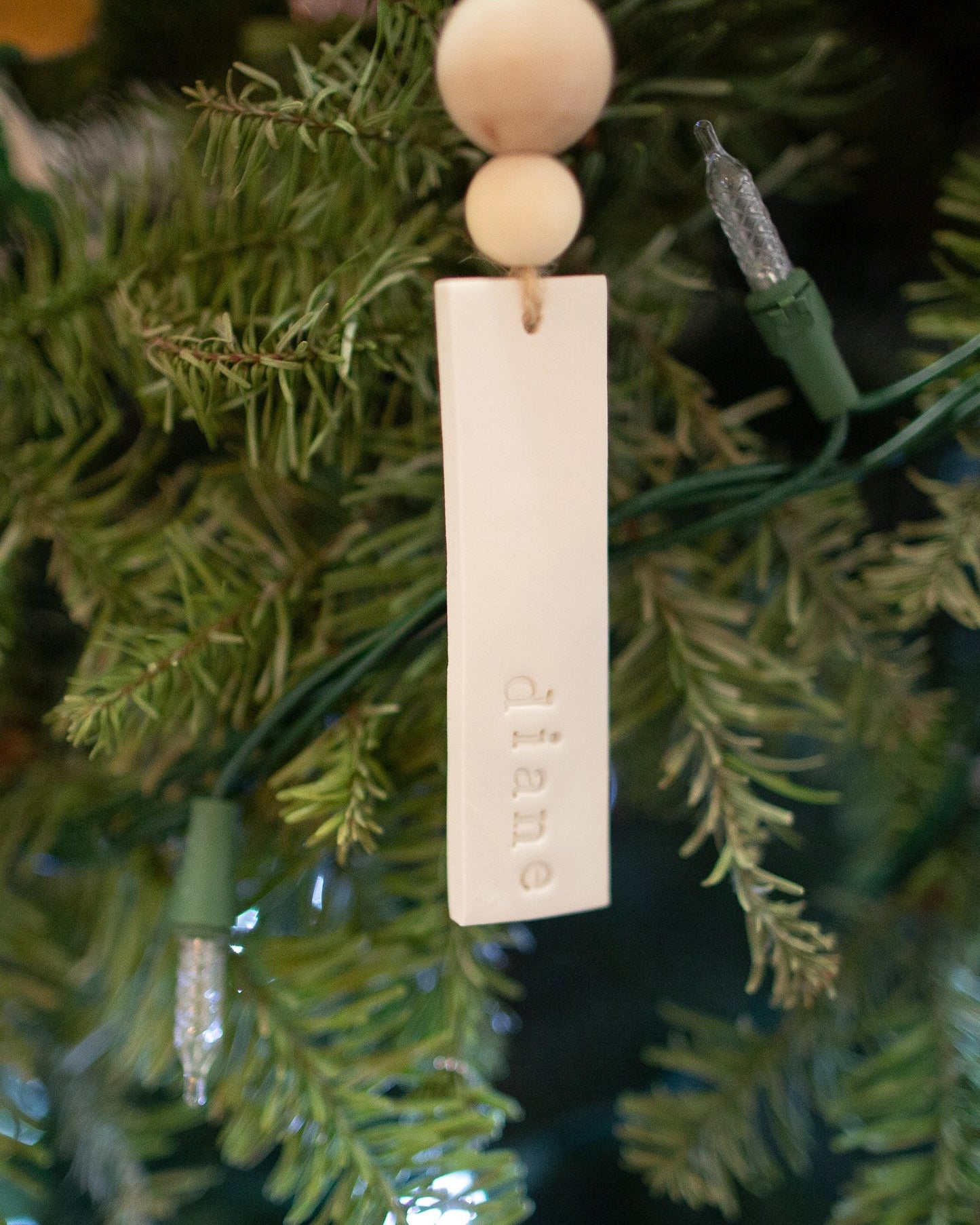 Clay Christmas Ornament/ Gift Tag